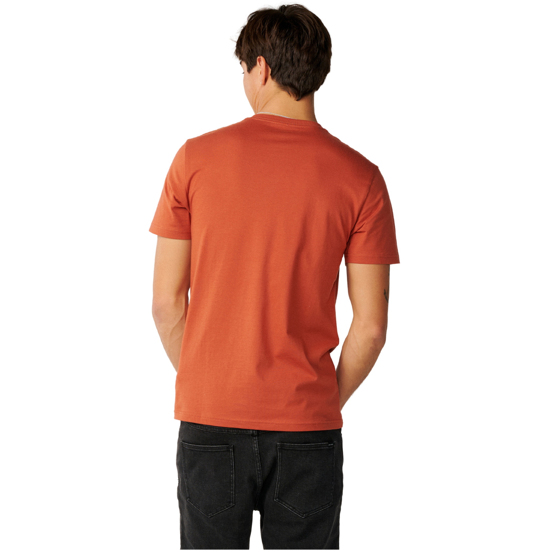 2026 Rip Curl Herre Strømlinet Lommebadge T-Shirt 13TMTE - Baked Clay